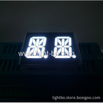Ultra White 14-segment Led Display 0.54-inch Dual-digit Common Anode For Instrument Panel 